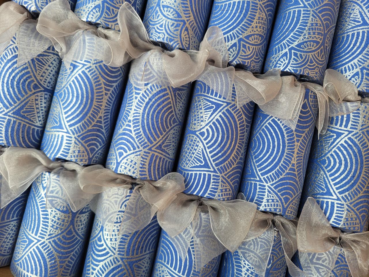 Mandalay - Silver & Blue