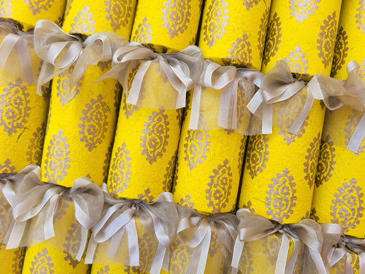 Wedding - Yellow Paisley #001