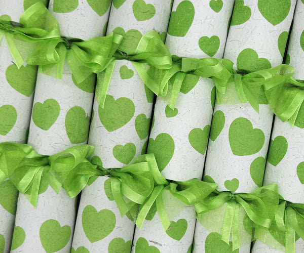 Birthdays - Green Simply Hearts #001