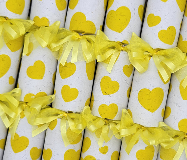 Birthdays - Yellow Simply Hearts #003