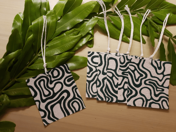 Gift Tags - forest-green-ant-tracks