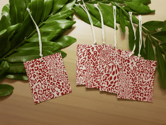 Gift Tags - maasai-red-leo